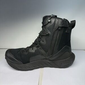 Under Armour Micro G Valsetz Zip Tactical Boots Mens Size 9.5 Black 3023748-001